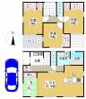 池田市豊島北2丁目 新築戸建て 全3区画【3号棟】平成31年2月完成予定