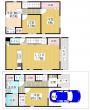 豊中市服部元町2丁目 限定1区画 4LDK+車庫付き