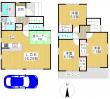 池田市八王寺1丁目 新築戸建て 全3区画、こちらは『1号棟』